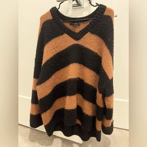 All Saints Striped Knit Sweater